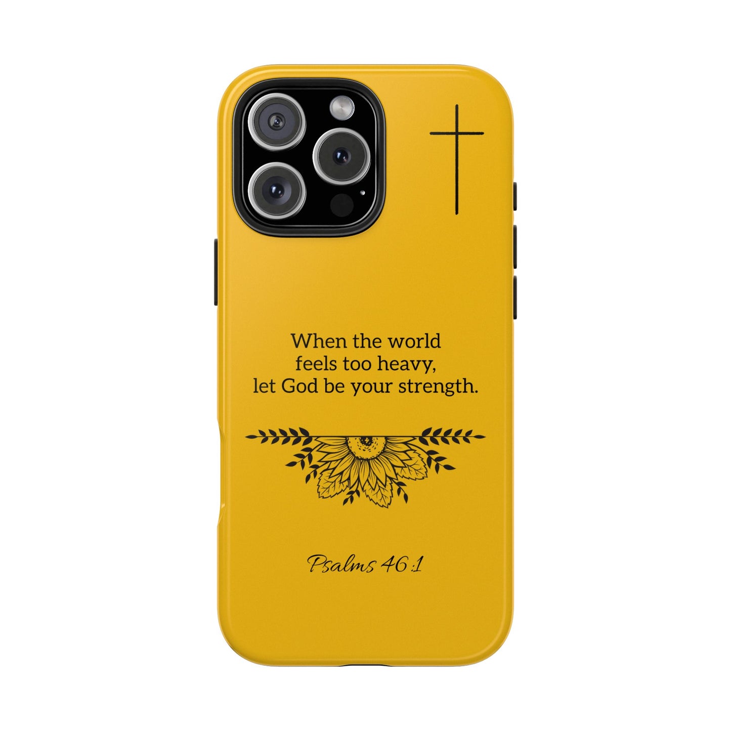Inspirational Faith Based Tough Phone Case, Faith-Based Phone Cover, Scripture Phone Case Christian Gifts