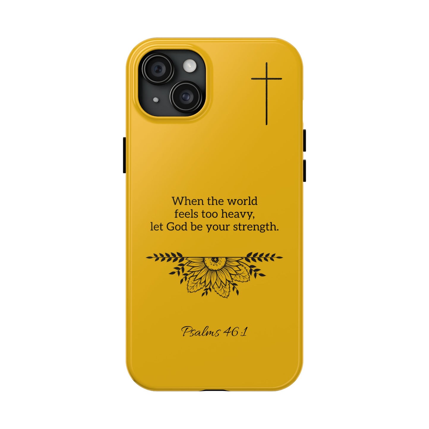 Inspirational Faith Based Tough Phone Case, Faith-Based Phone Cover, Scripture Phone Case Christian Gifts