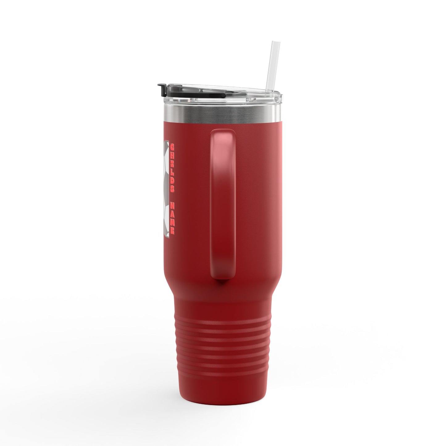 Game Day Vibes Personalized Insulated Travel Mug | 40oz Customizable Gift, Perfect for Soccer Lovers for Coaches, Players, Moms on Game Day