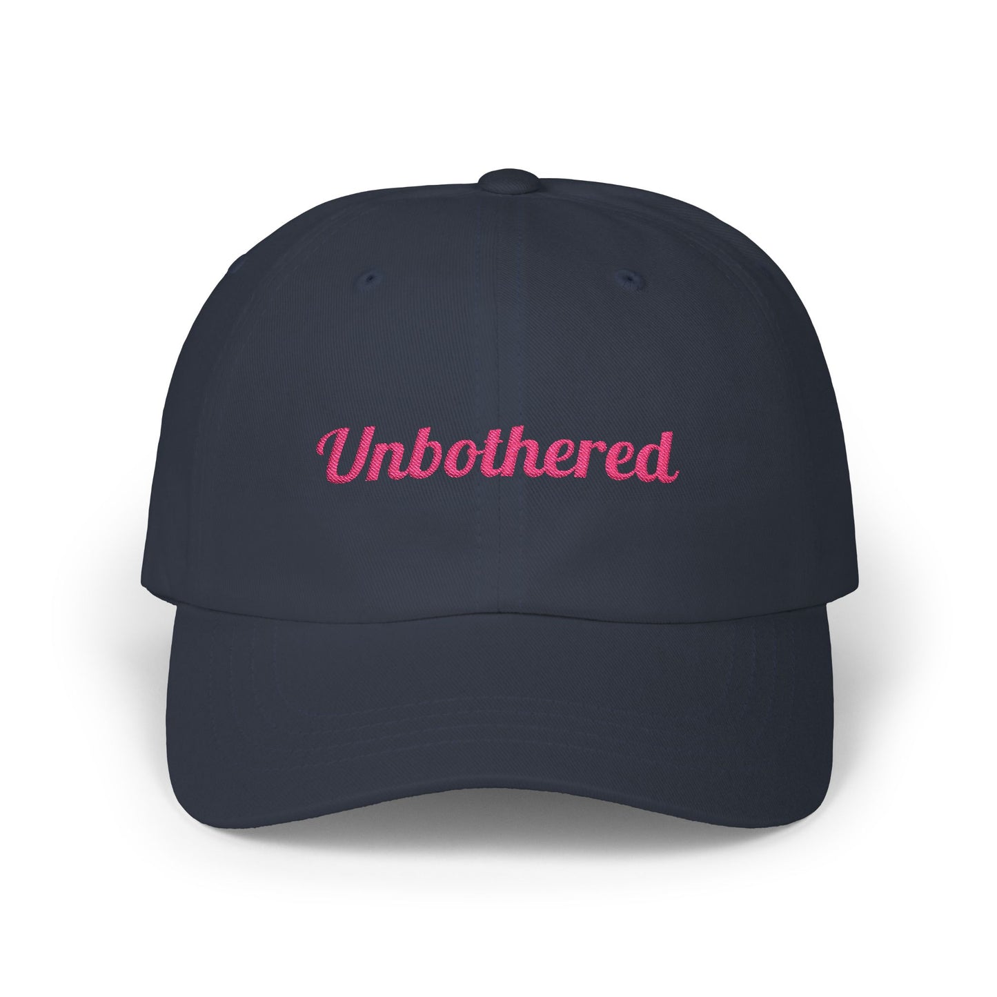 Unbothered Classic Dad Cap - Relaxed Fit Hat, Inspirational Gift, Casual Summer Accessory, Trendy Adjustable Cap, Perfect for Everyday Wear