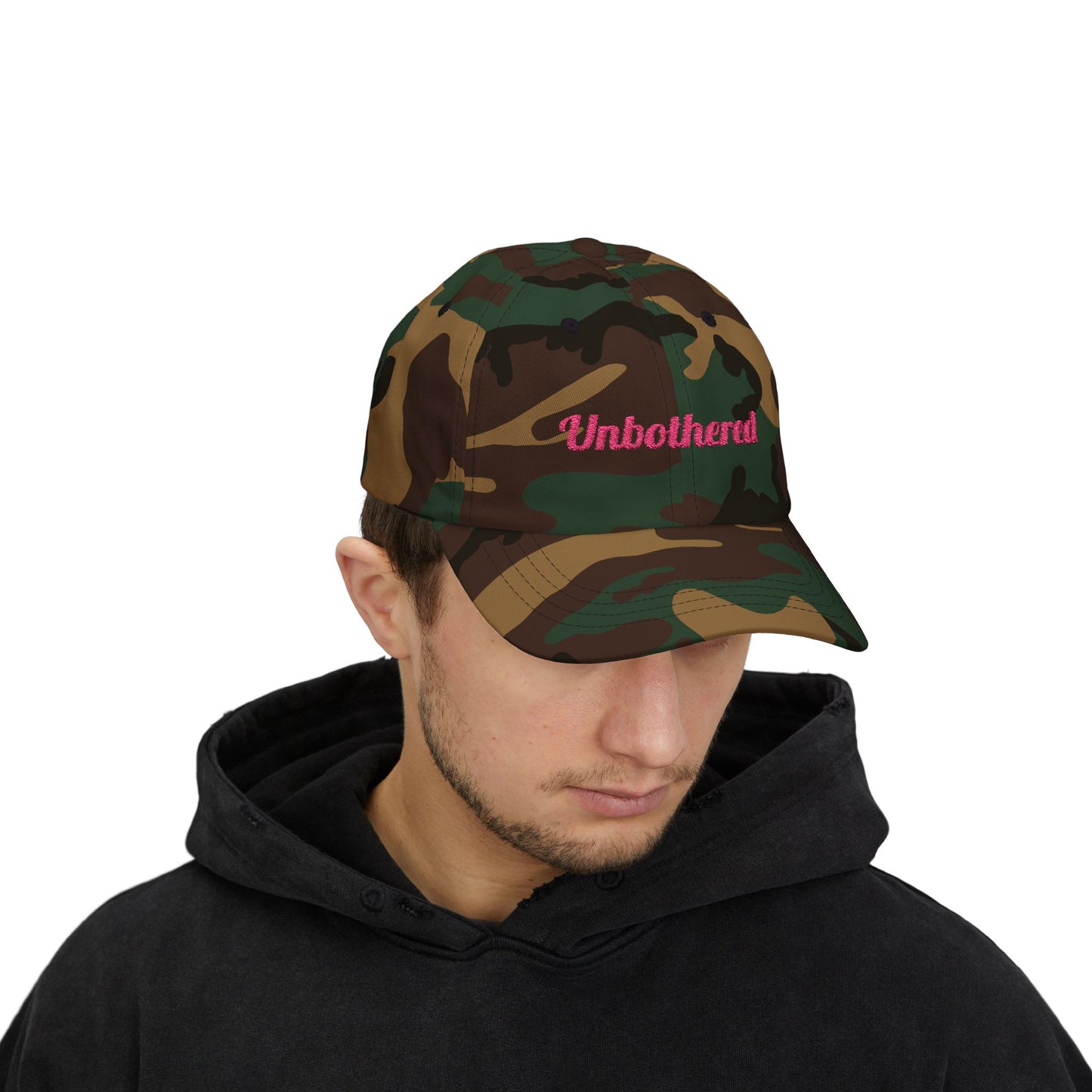 Unbothered Classic Dad Cap - Relaxed Fit Hat, Inspirational Gift, Casual Summer Accessory, Trendy Adjustable Cap, Perfect for Everyday Wear
