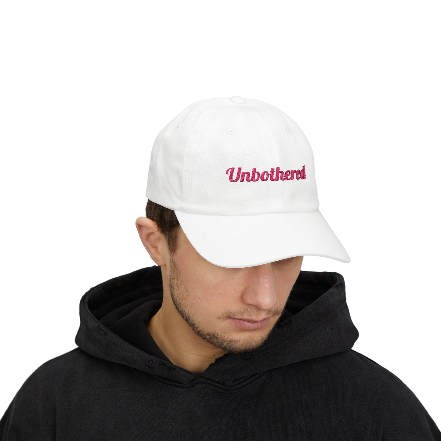 Unbothered Classic Dad Cap - Relaxed Fit Hat, Inspirational Gift, Casual Summer Accessory, Trendy Adjustable Cap, Perfect for Everyday Wear