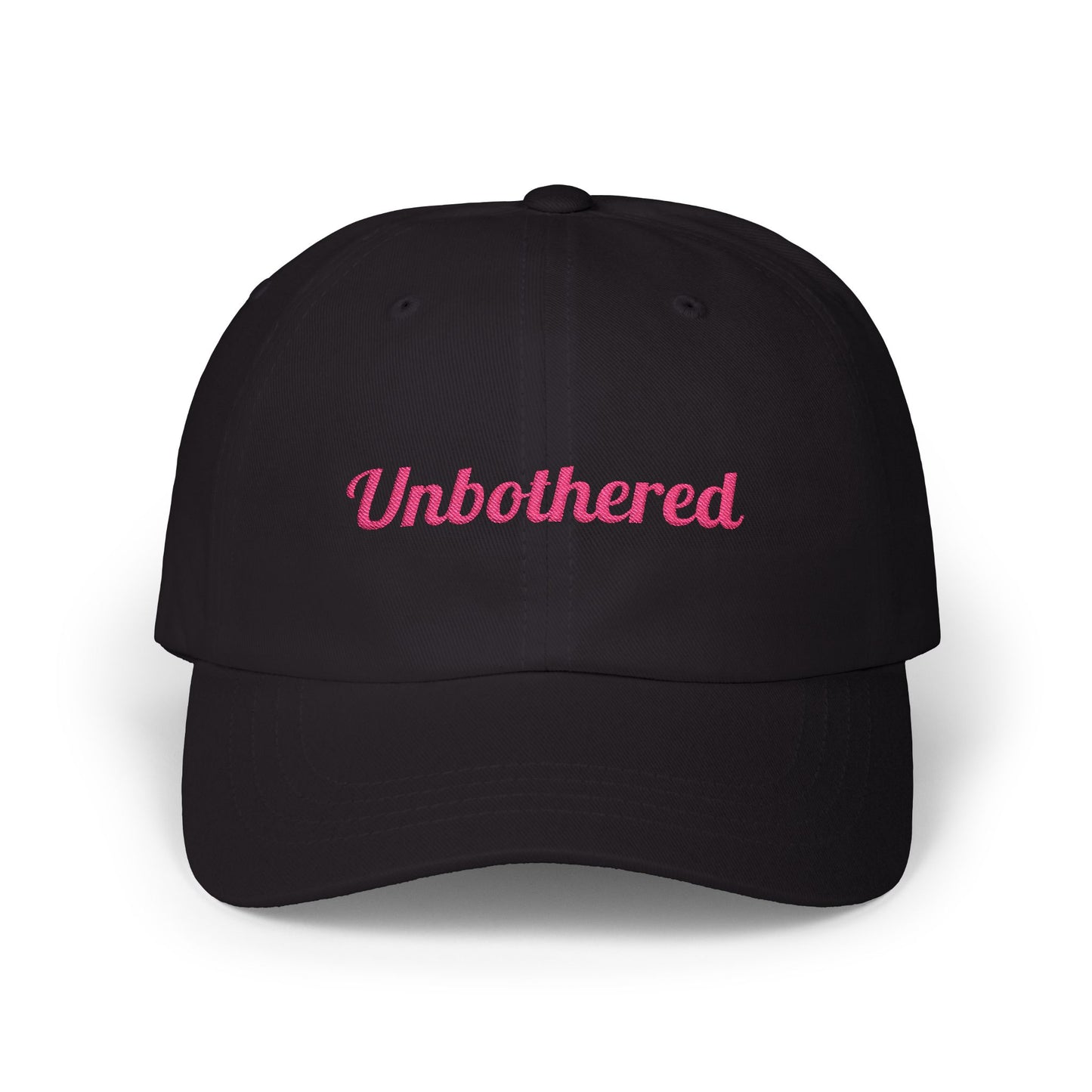 Unbothered Classic Dad Cap - Relaxed Fit Hat, Inspirational Gift, Casual Summer Accessory, Trendy Adjustable Cap, Perfect for Everyday Wear