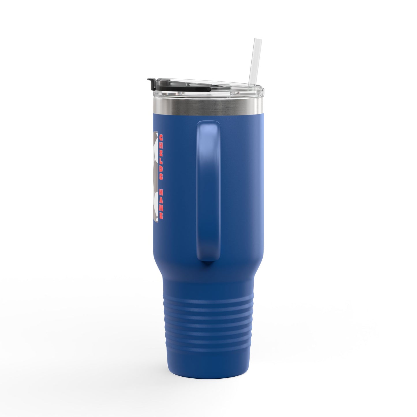 Game Day Vibes Personalized Insulated Travel Mug | 40oz Customizable Gift, Perfect for Soccer Lovers for Coaches, Players, Moms on Game Day