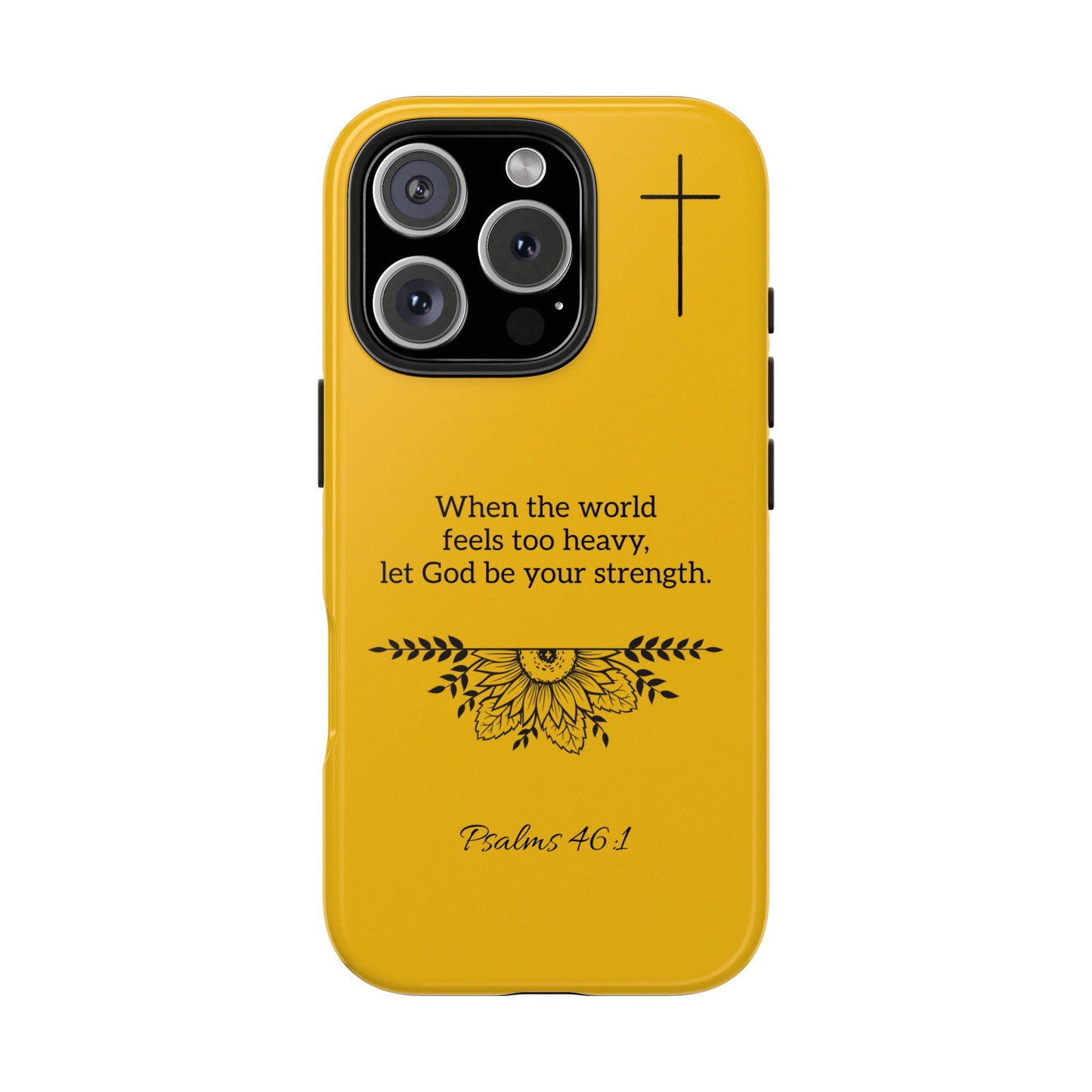 Inspirational Faith Based Tough Phone Case, Faith-Based Phone Cover, Scripture Phone Case Christian Gifts