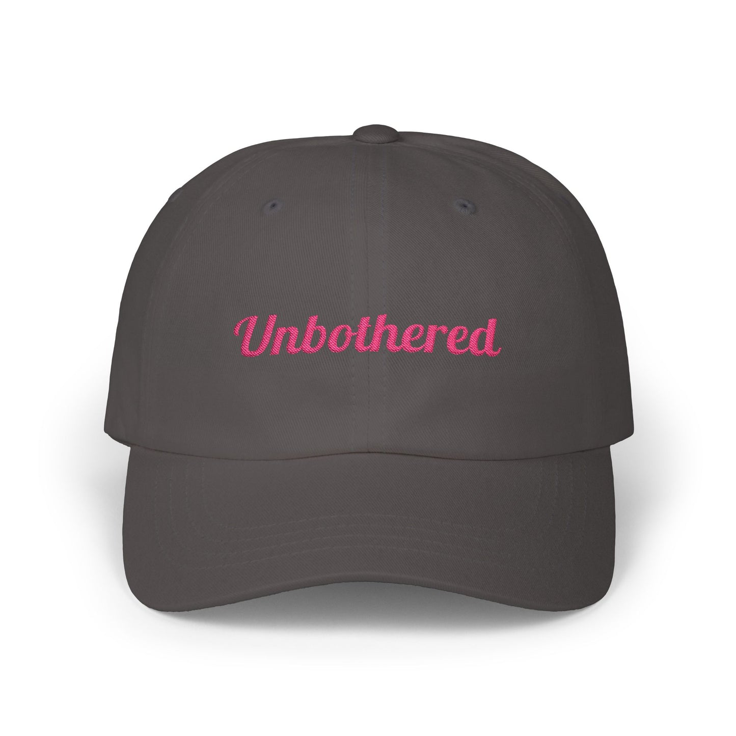 Unbothered Classic Dad Cap - Relaxed Fit Hat, Inspirational Gift, Casual Summer Accessory, Trendy Adjustable Cap, Perfect for Everyday Wear