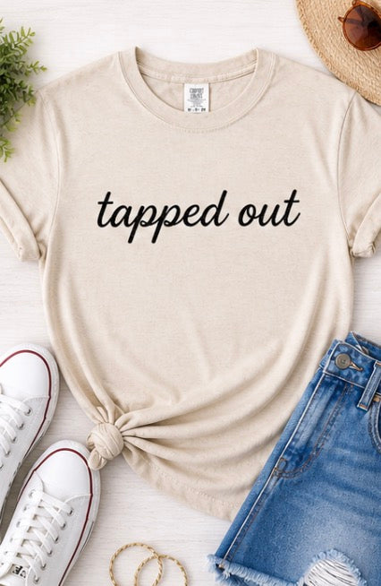 Tapped Out Graphic Tee 🖤