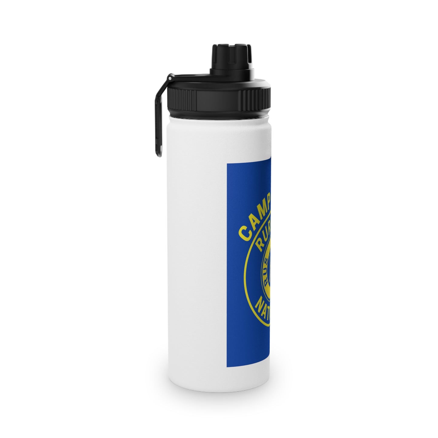 Durable Stainless Steel Water Bottle, Sports Lid, Camp Creek Ruritan National