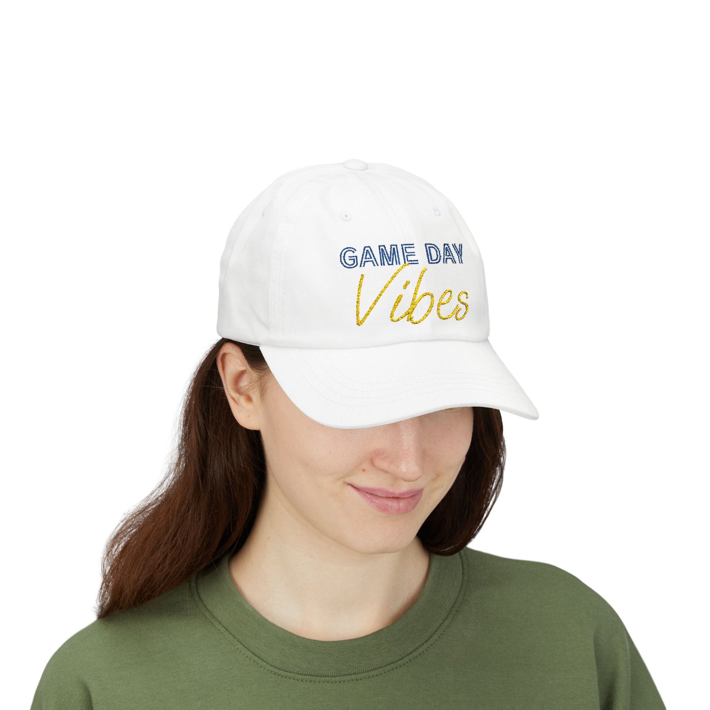 Game Day Vibes Cap, Classic Baseball Hat for Sports Fans, Casual Style, Gift for Dads, Summer Cap, Outdoor Adventures