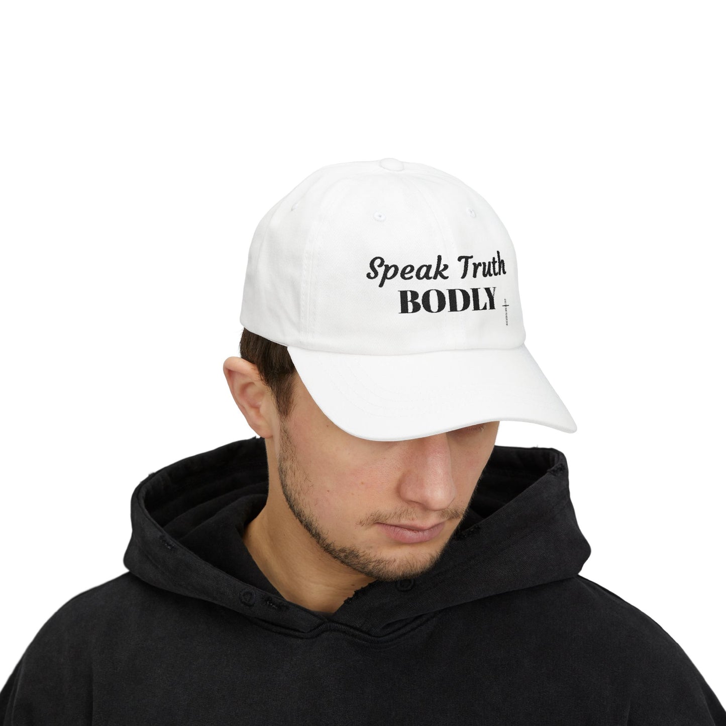 Speak Truth Bodly Classic Dad Cap, Inspirational Hat, Faith-Based Gift, Summer Accessory, Everyday Wear