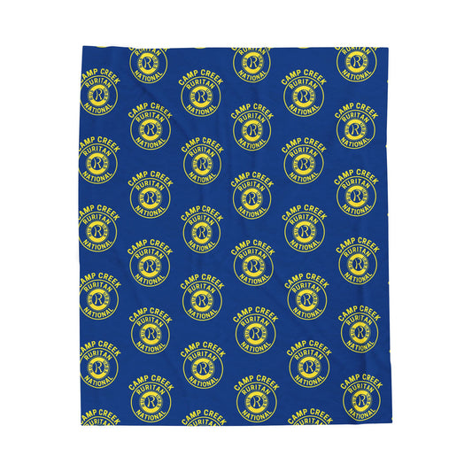Camp Creek Velveteen Plush Blanket, Cozy Throw for Home, Soft Blanket
