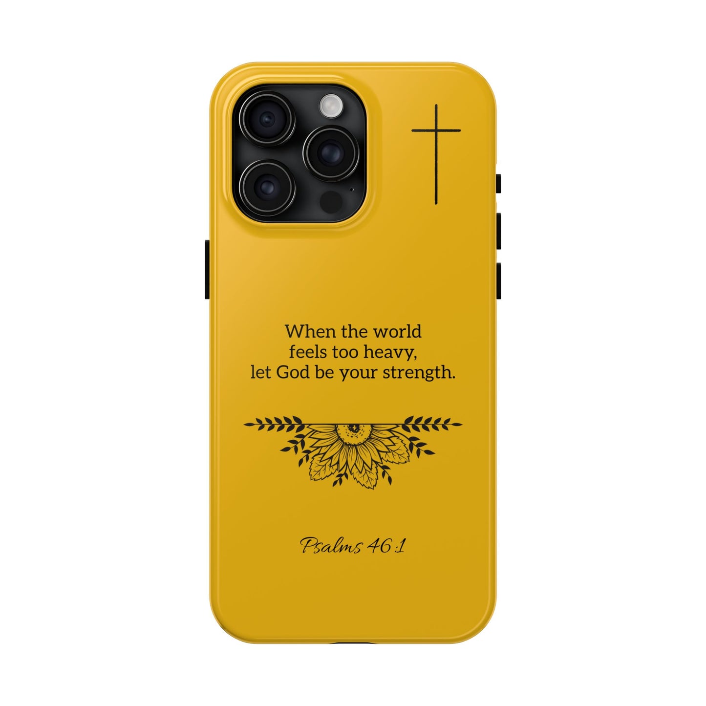 Inspirational Faith Based Tough Phone Case, Faith-Based Phone Cover, Scripture Phone Case Christian Gifts