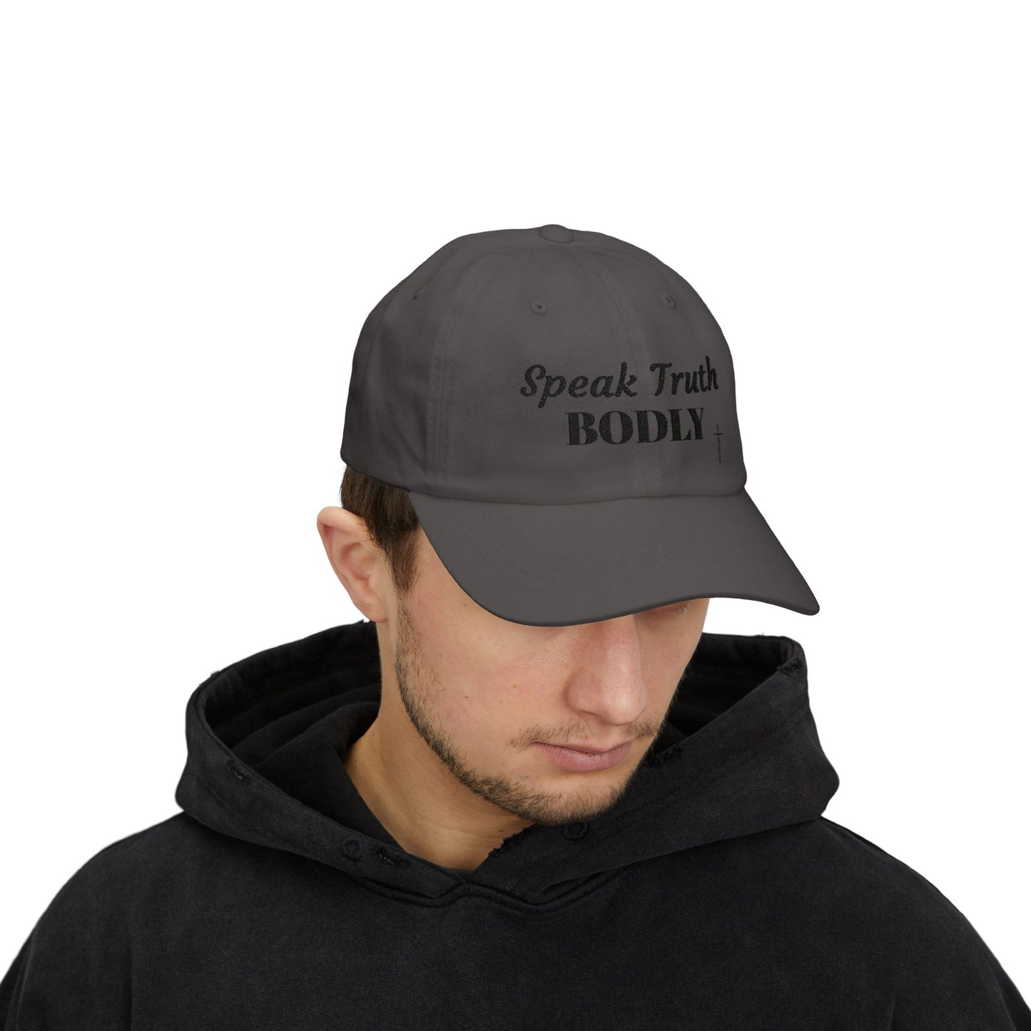 Speak Truth Bodly Classic Dad Cap, Inspirational Hat, Faith-Based Gift, Summer Accessory, Everyday Wear