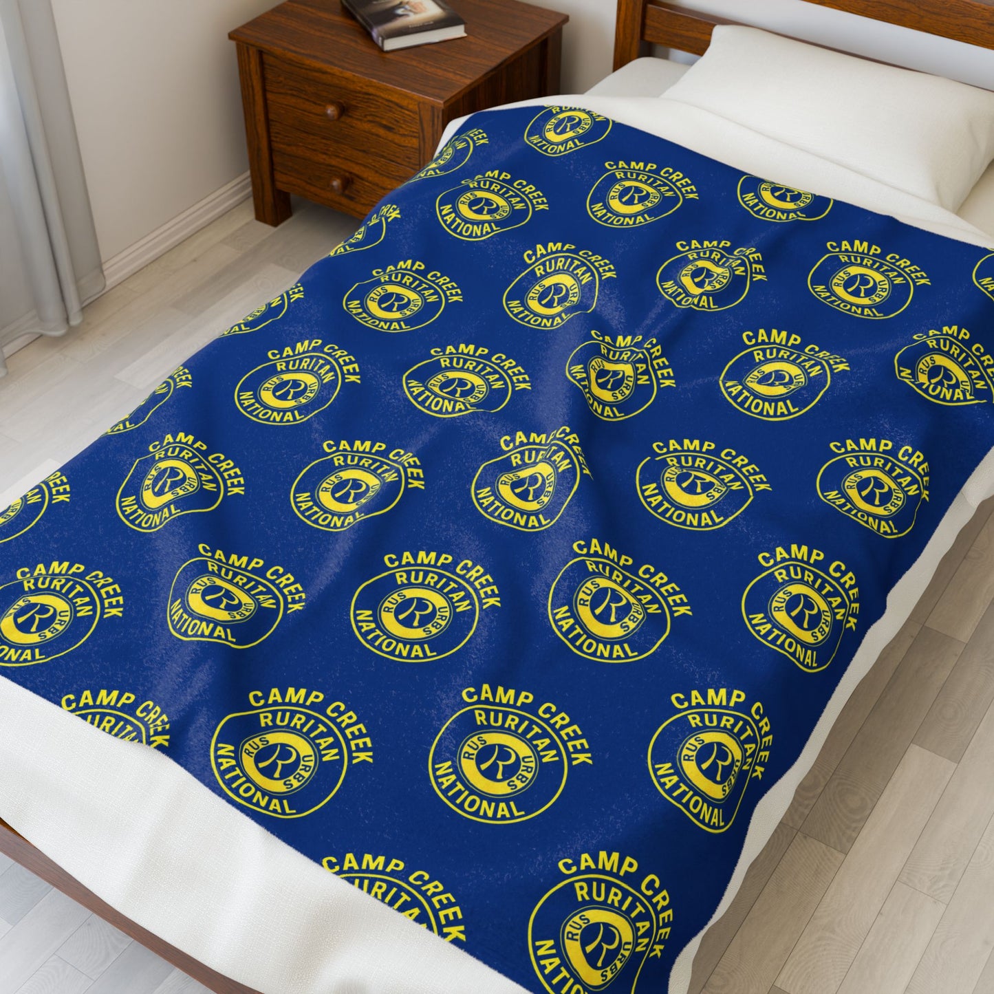 Camp Creek Velveteen Plush Blanket, Cozy Throw for Home, Soft Blanket