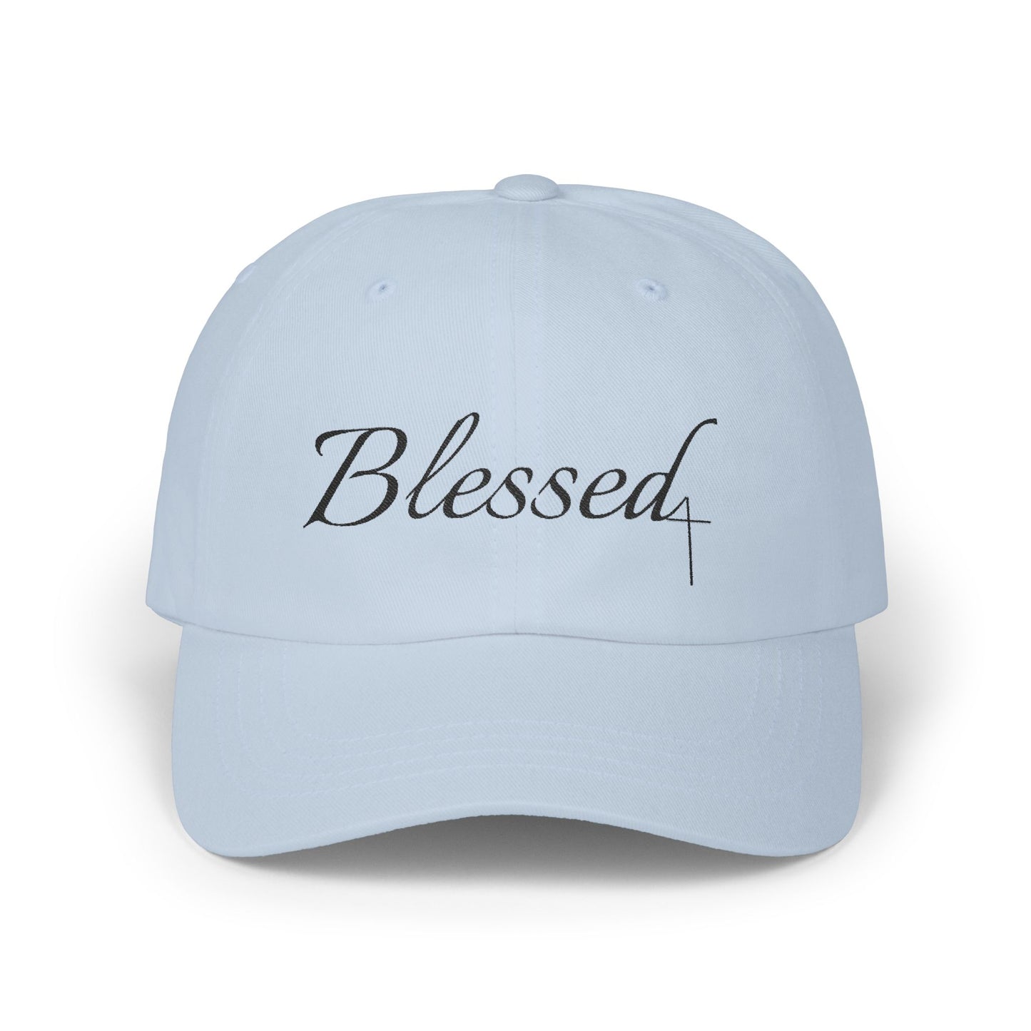 Blessed Classic Dad Cap, Stylish Sun Hat, Gift for Father's Day, Outdoor Cap, Summer Accessory, Inspirational Hat