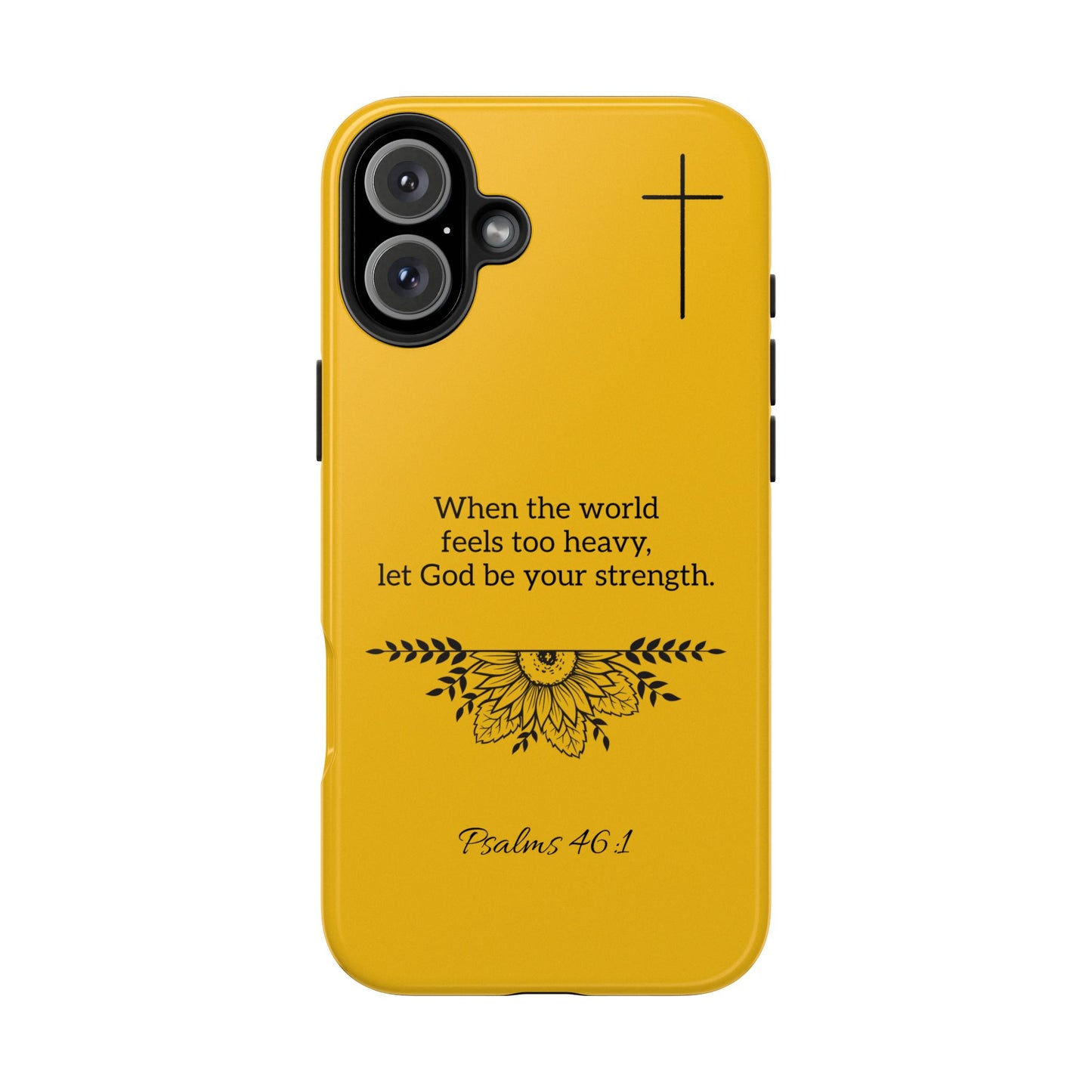 Inspirational Faith Based Tough Phone Case, Faith-Based Phone Cover, Scripture Phone Case Christian Gifts