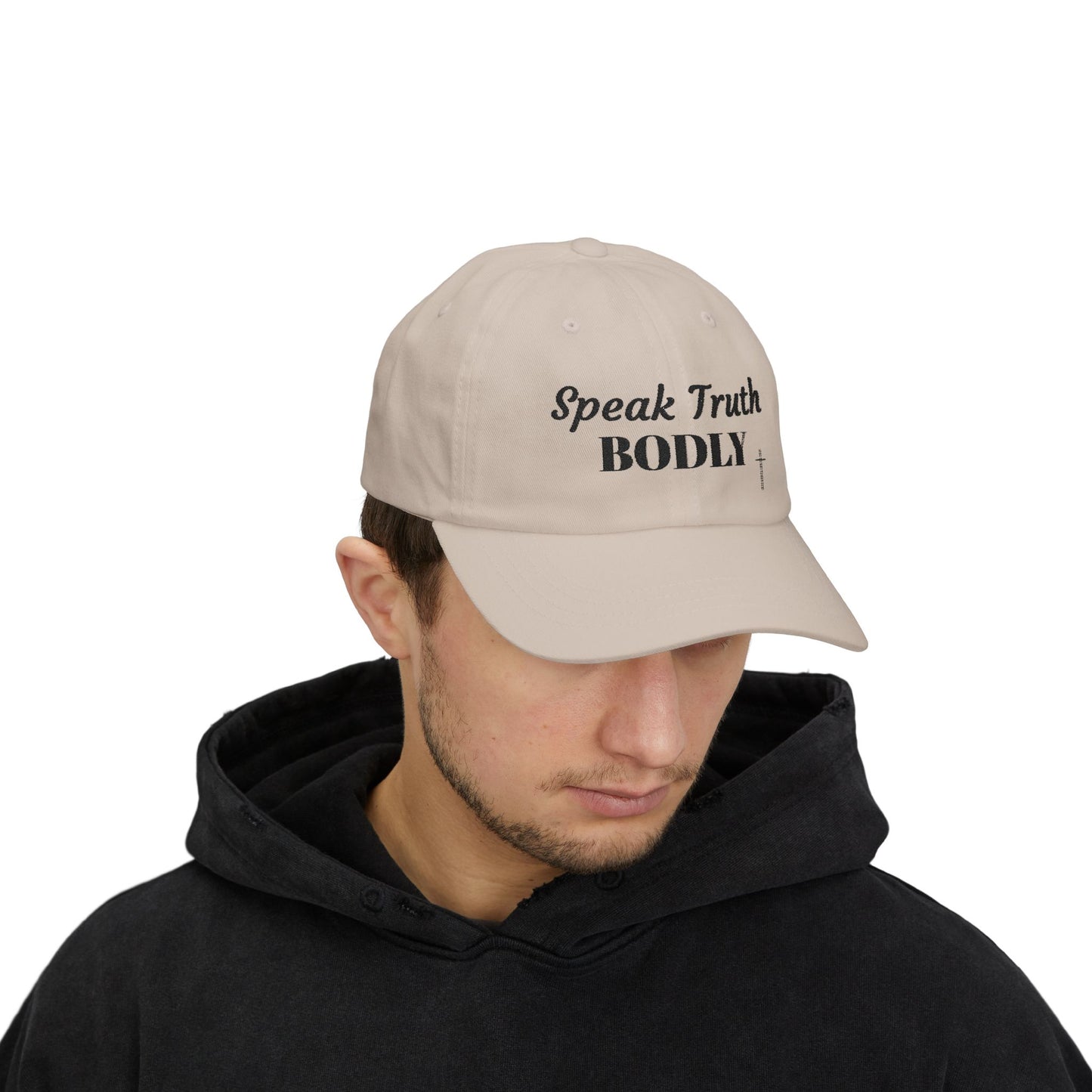 Speak Truth Bodly Classic Dad Cap, Inspirational Hat, Faith-Based Gift, Summer Accessory, Everyday Wear