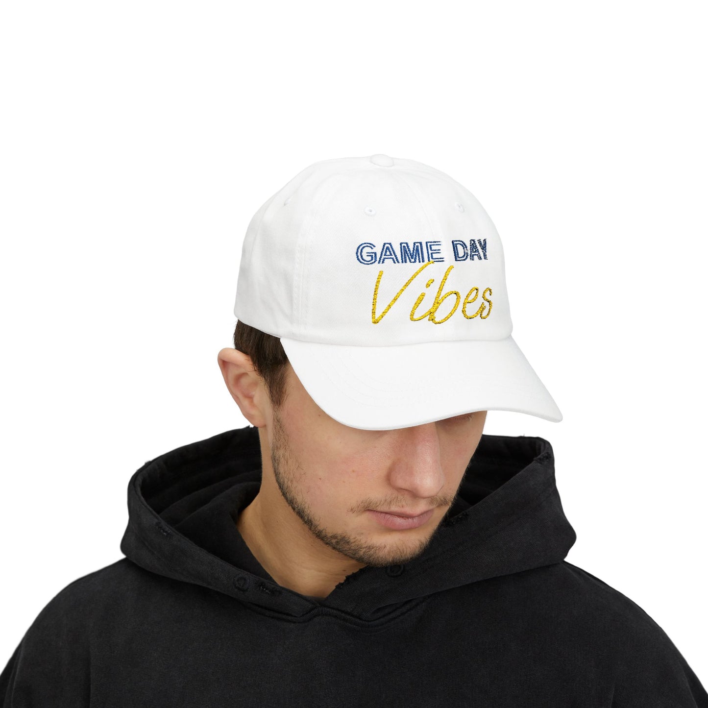 Game Day Vibes Cap, Classic Baseball Hat for Sports Fans, Casual Style, Gift for Dads, Summer Cap, Outdoor Adventures