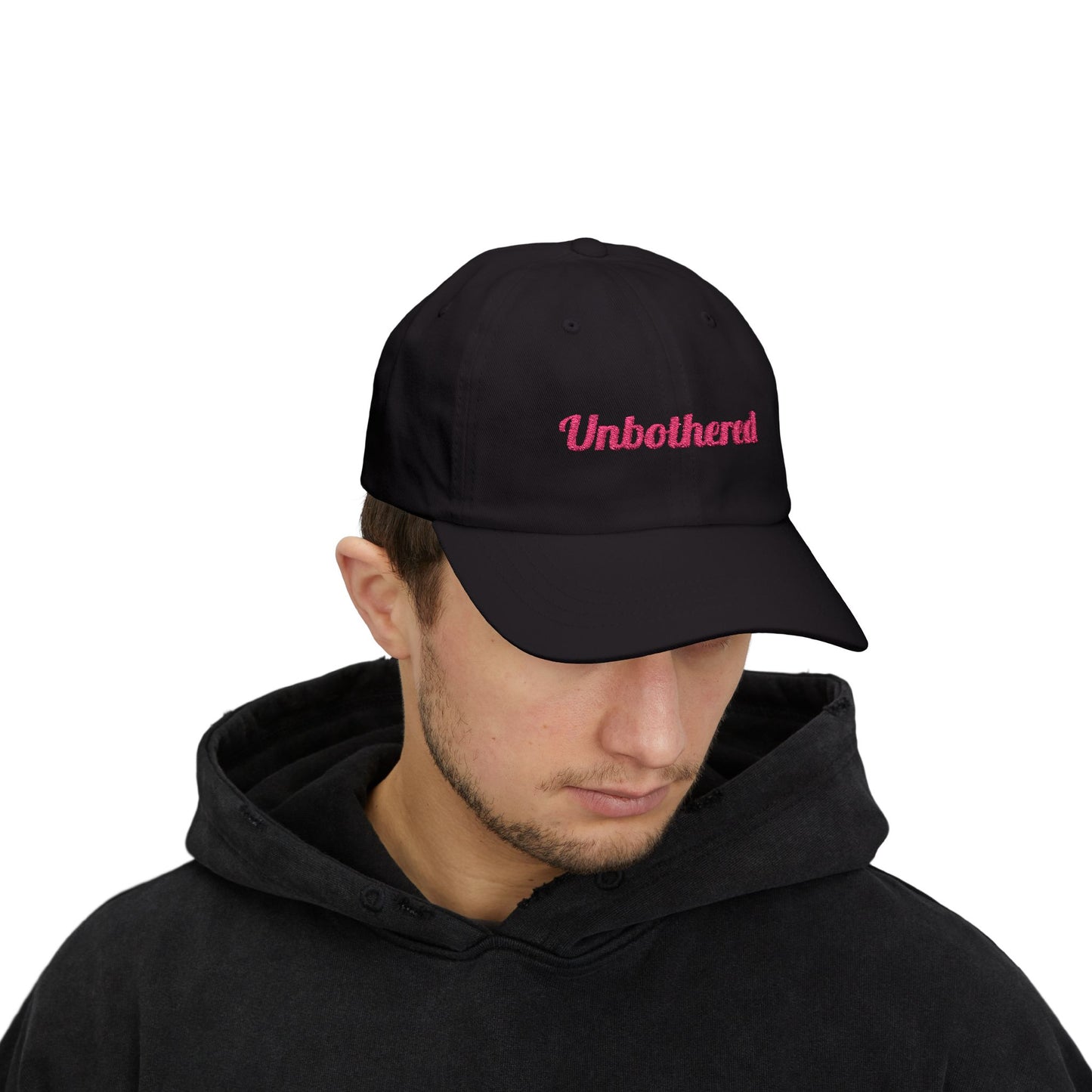 Unbothered Classic Dad Cap - Relaxed Fit Hat, Inspirational Gift, Casual Summer Accessory, Trendy Adjustable Cap, Perfect for Everyday Wear