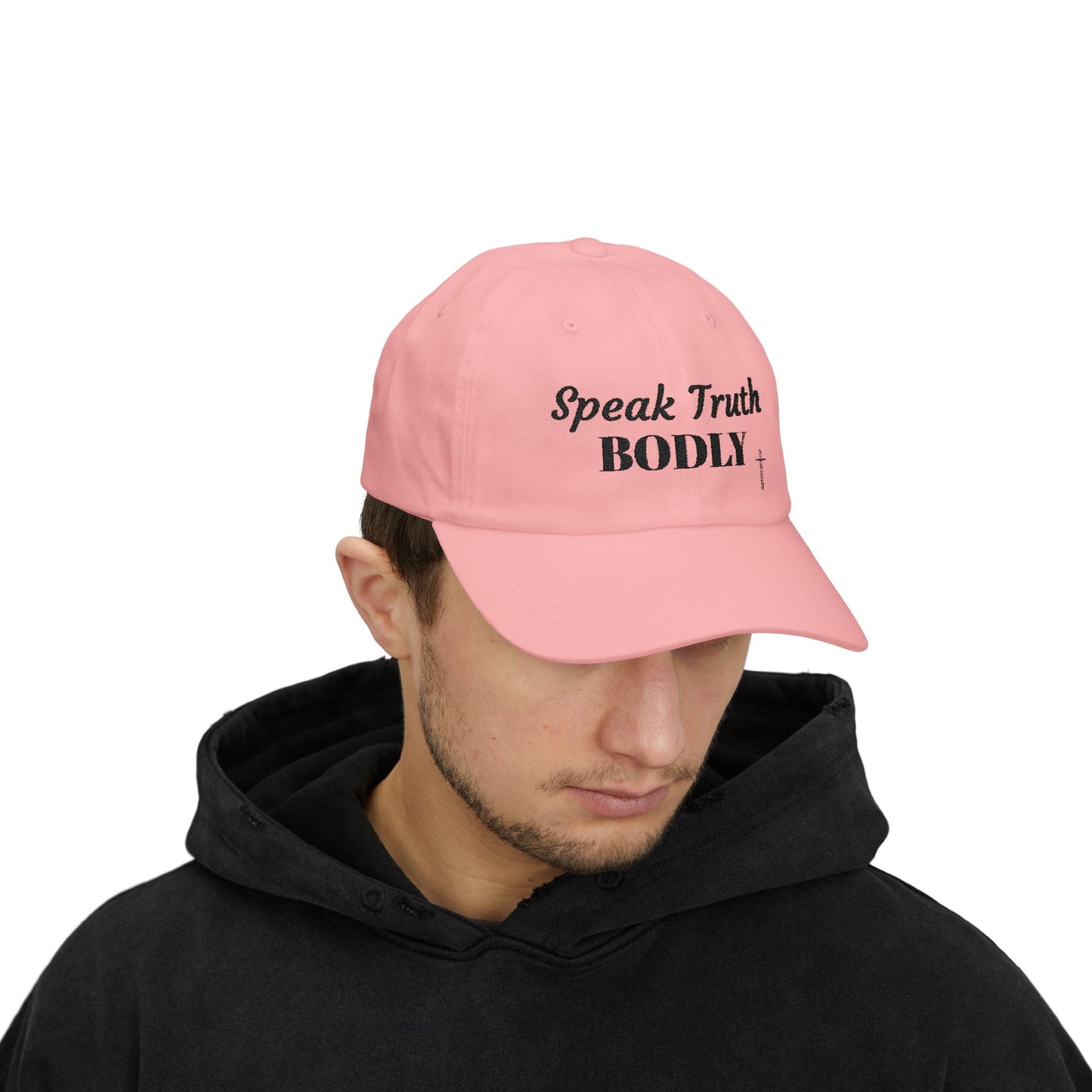 Speak Truth Bodly Classic Dad Cap, Inspirational Hat, Faith-Based Gift, Summer Accessory, Everyday Wear