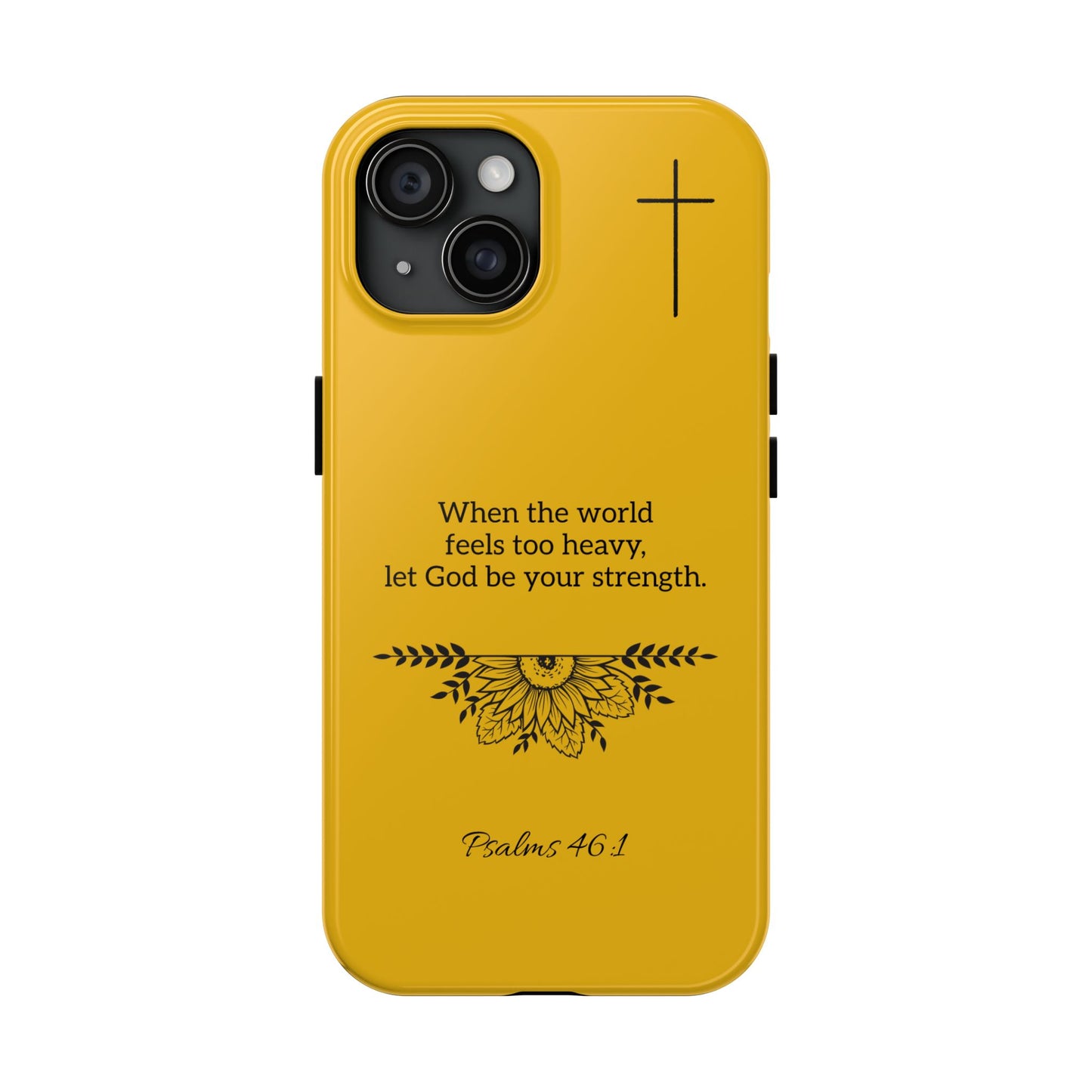 Inspirational Faith Based Tough Phone Case, Faith-Based Phone Cover, Scripture Phone Case Christian Gifts