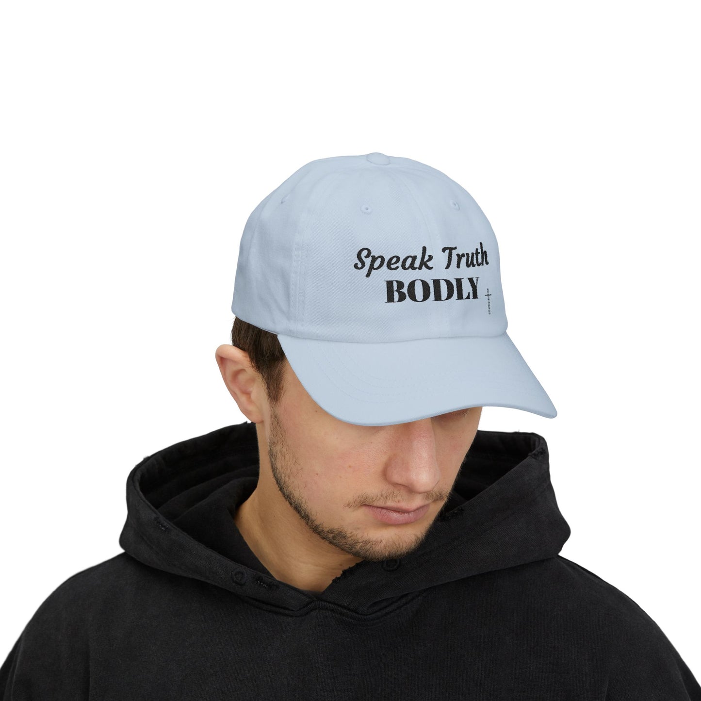 Speak Truth Bodly Classic Dad Cap, Inspirational Hat, Faith-Based Gift, Summer Accessory, Everyday Wear