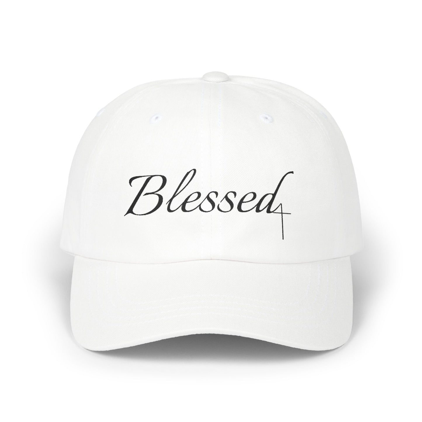 Blessed Classic Dad Cap, Stylish Sun Hat, Gift for Father's Day, Outdoor Cap, Summer Accessory, Inspirational Hat