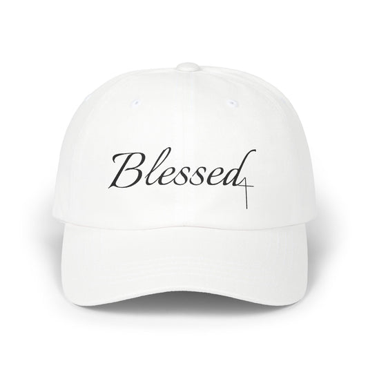 Blessed Classic Dad Cap, Stylish Sun Hat, Gift for Father's Day, Outdoor Cap, Summer Accessory, Inspirational Hat