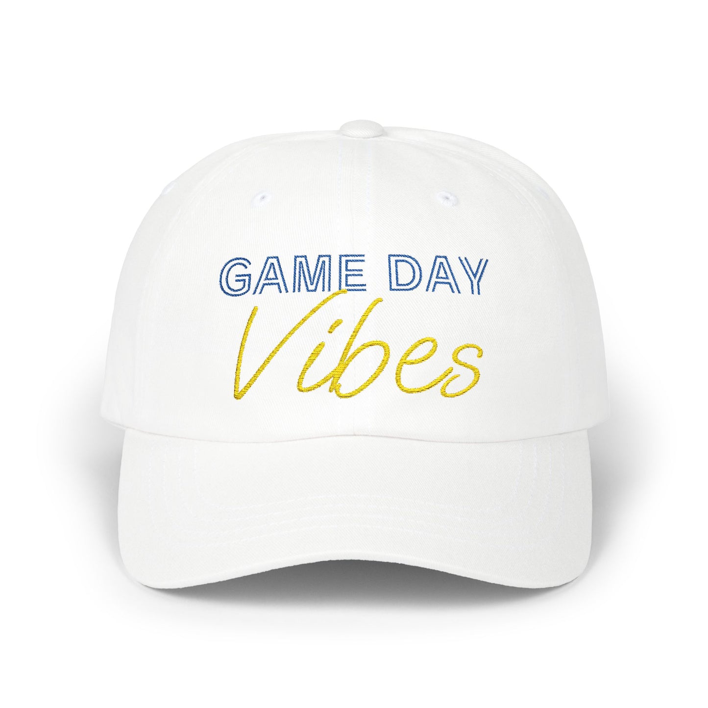Game Day Vibes Cap, Classic Baseball Hat for Sports Fans, Casual Style, Gift for Dads, Summer Cap, Outdoor Adventures