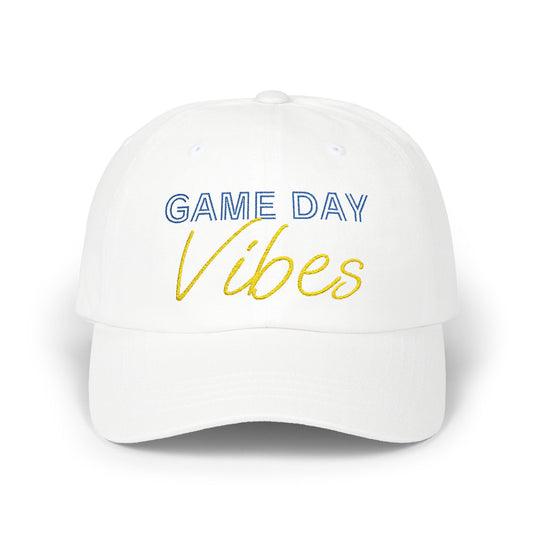 Game Day Vibes Cap, Classic Baseball Hat for Sports Fans, Casual Style, Gift for Dads, Summer Cap, Outdoor Adventures