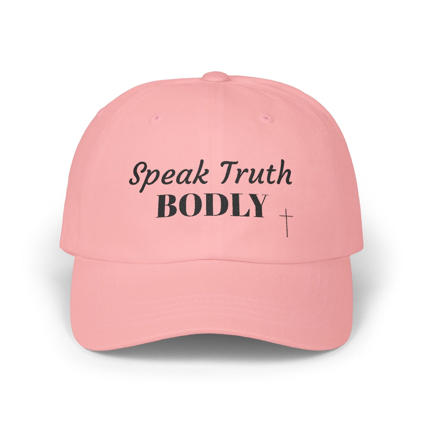 Speak Truth Bodly Classic Dad Cap, Inspirational Hat, Faith-Based Gift, Summer Accessory, Everyday Wear