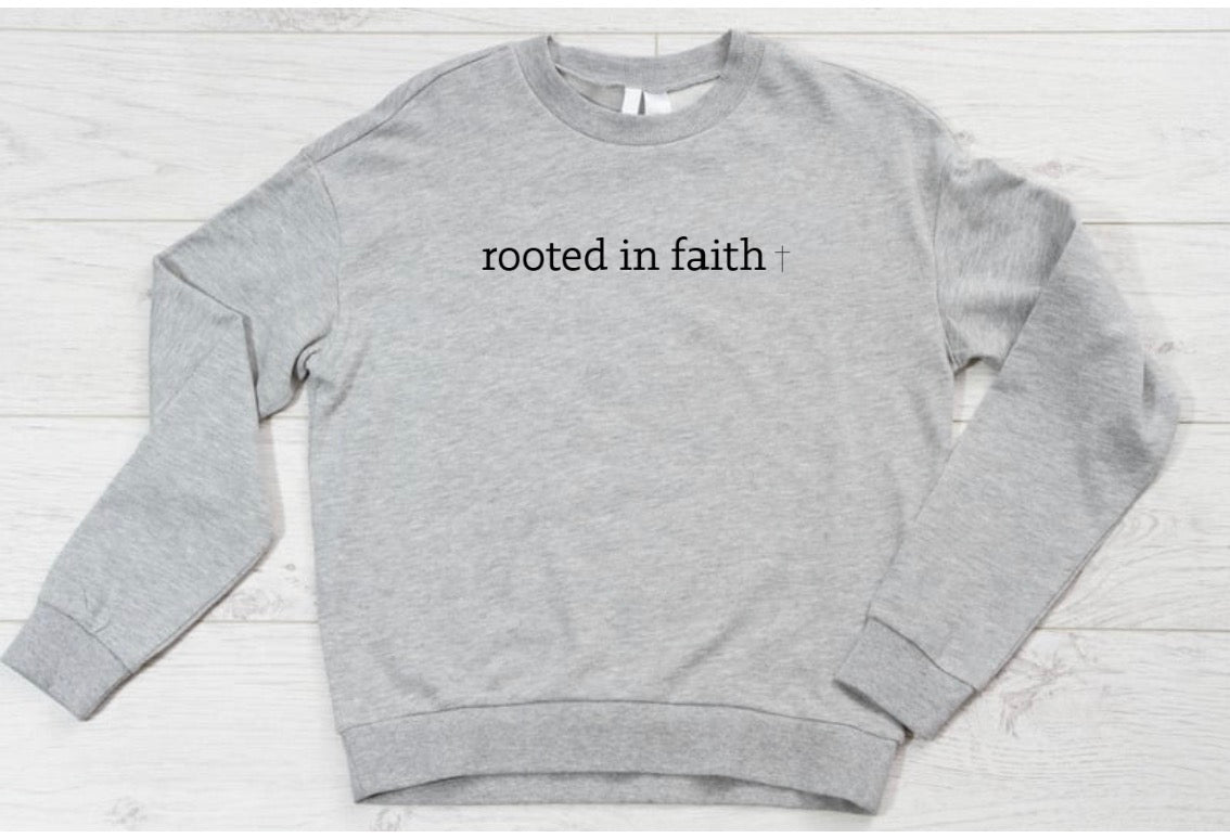 rooted in faith - script font