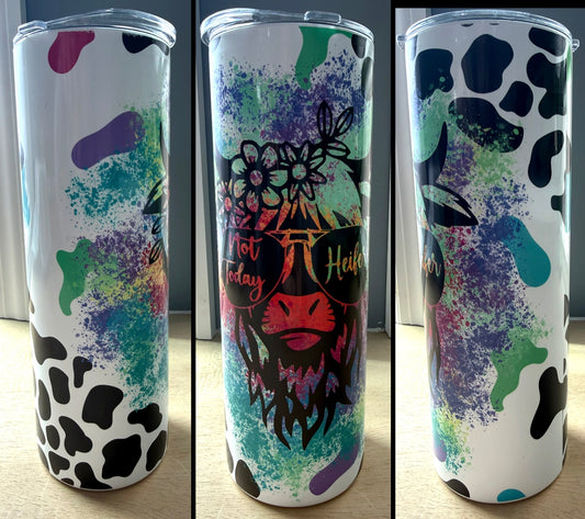 Not Today Heifer 20 oz tumbler