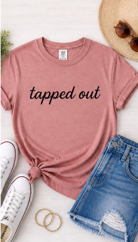 Tapped Out Graphic Tee 🖤