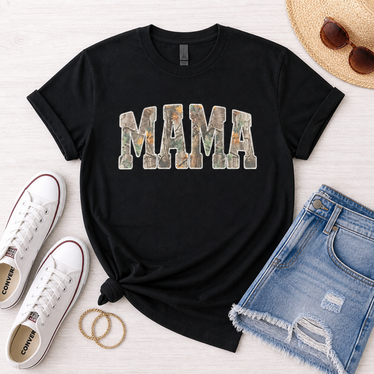 MAMA Camo Graphic tee